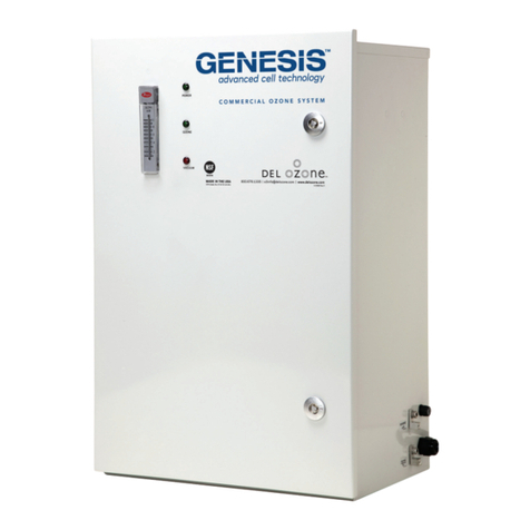 Genesis DEL ozone CD-2G Installation & operation manual