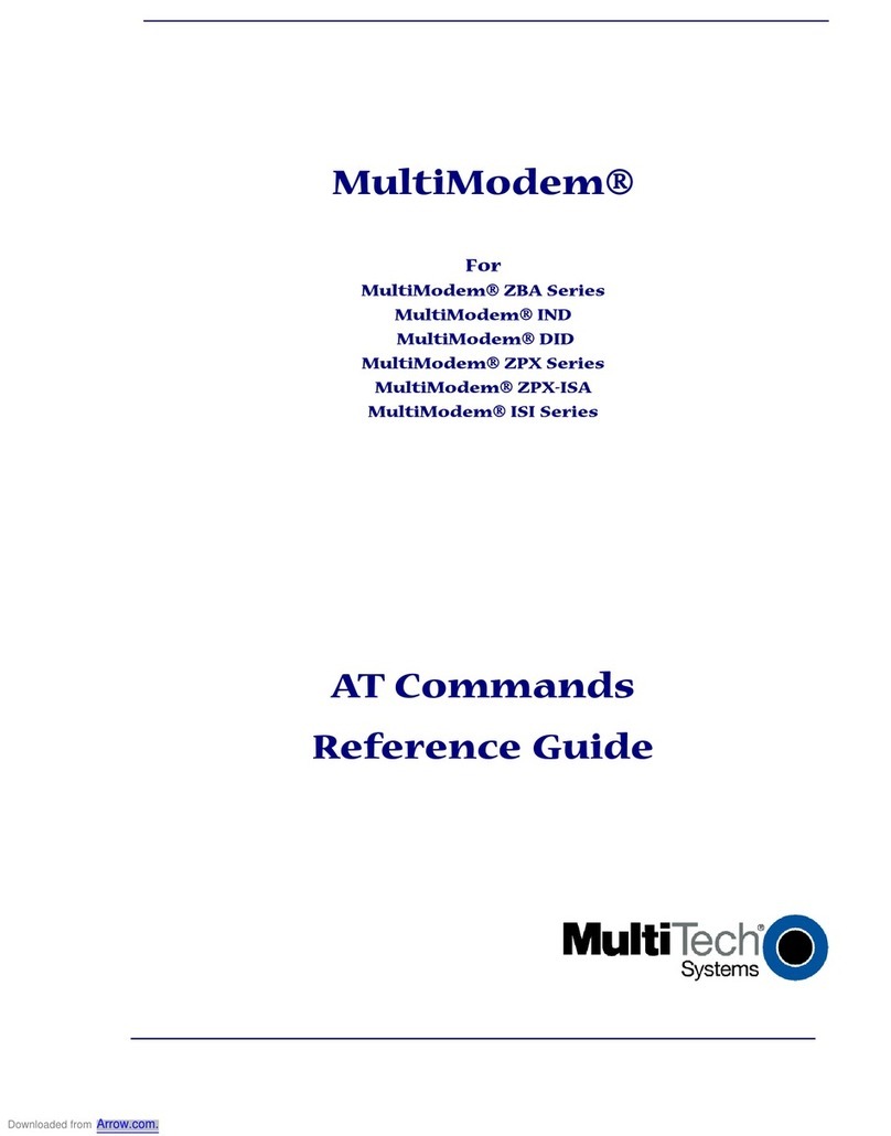 Multitech MultiModem ZBA Series Installation manual Multitech MultiModem ZBA Series Installation manual