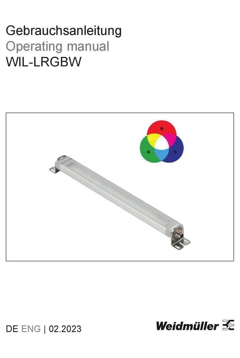 Weidmüller WIL-LRGBW operating manual Weidmüller WIL-LRGBW operating manual