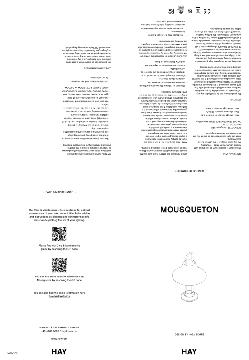 Hay MOUSQUETON User manual