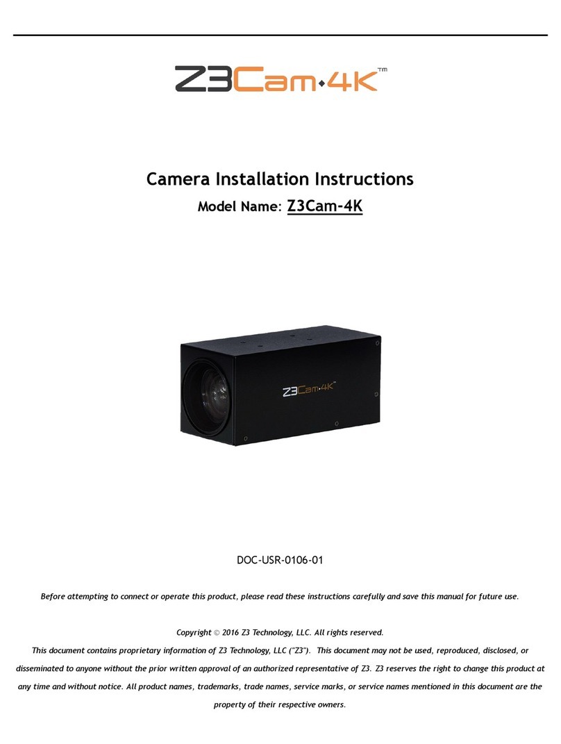 Z3 Technology Z3Cam-4K User manual