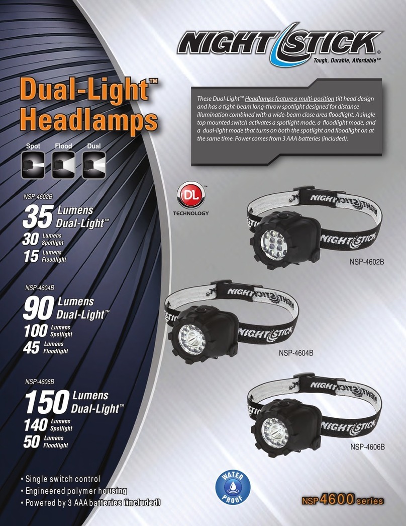 Night Stick Dual-Light NSP 4600 Series quick start guide