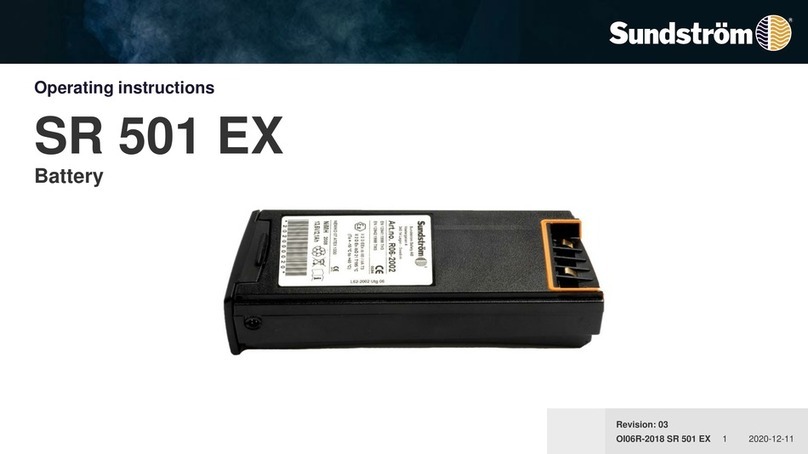 Sundstrom SR 501 EX operating instructions