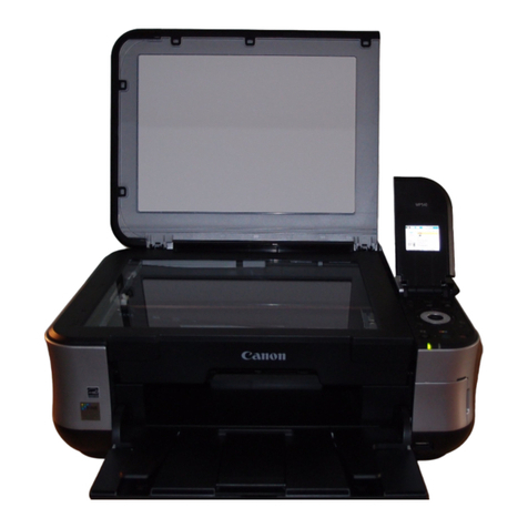 Canon MP540 Simplified service manual