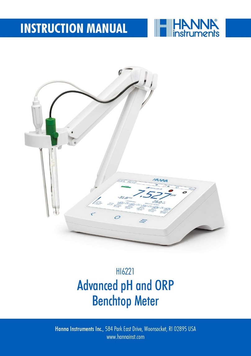 Hanna Instruments HI6221 User manual