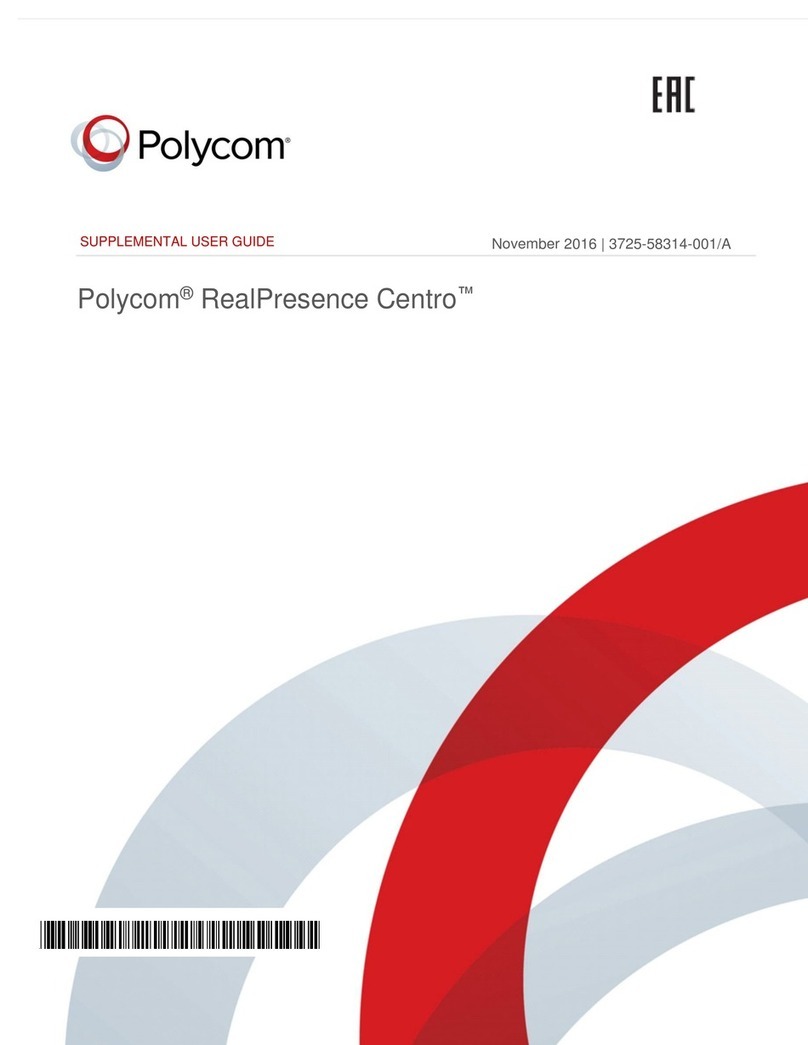 Polycom RealPresence Centro Owner's manual