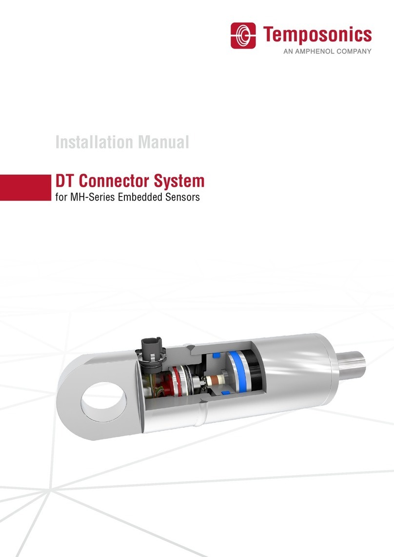 Amphenol Temposonics DT Connector System User manual