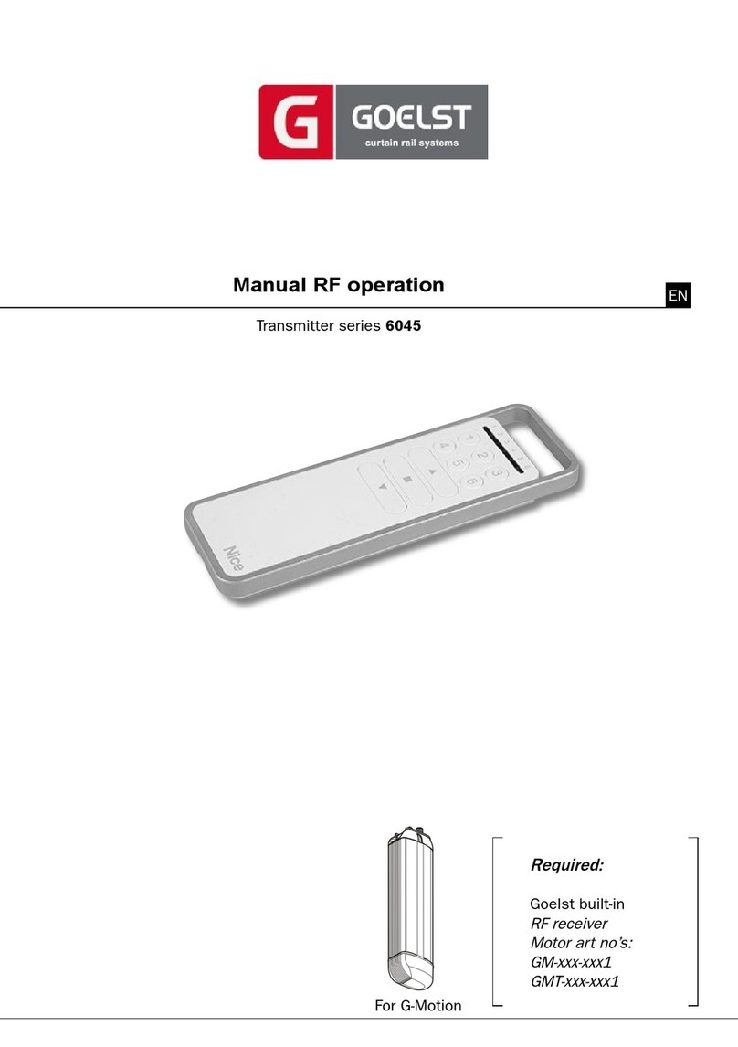 Goelst 6045 Series User manual