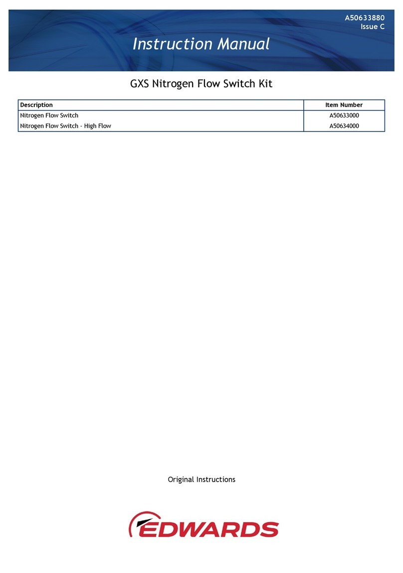 Edwards A50633000 User manual