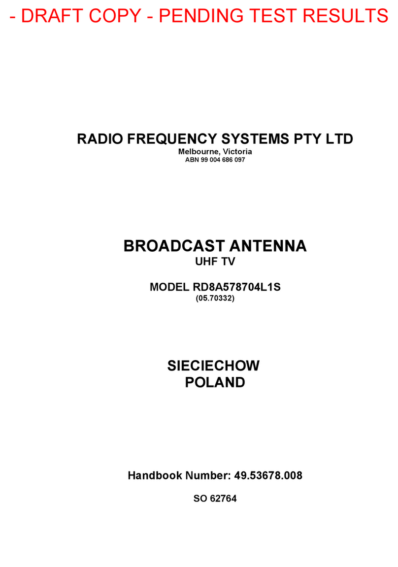 RFS RD8A578704L1S User manual