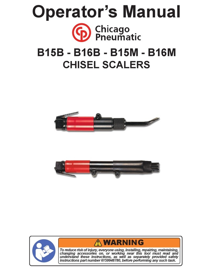Chicago Pneumatic B15B Operator's manual