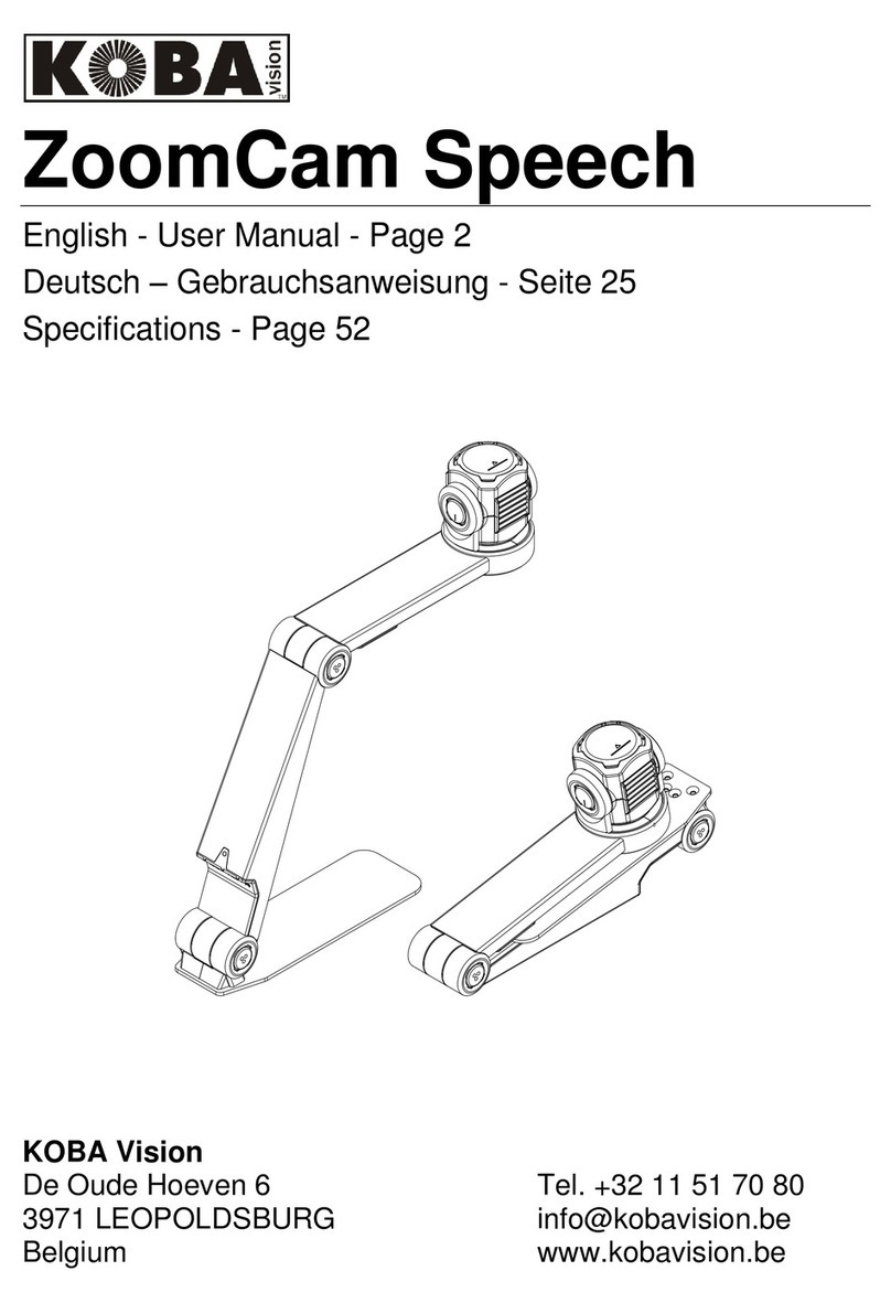 Koba Vision ZoomCam Speech User manual