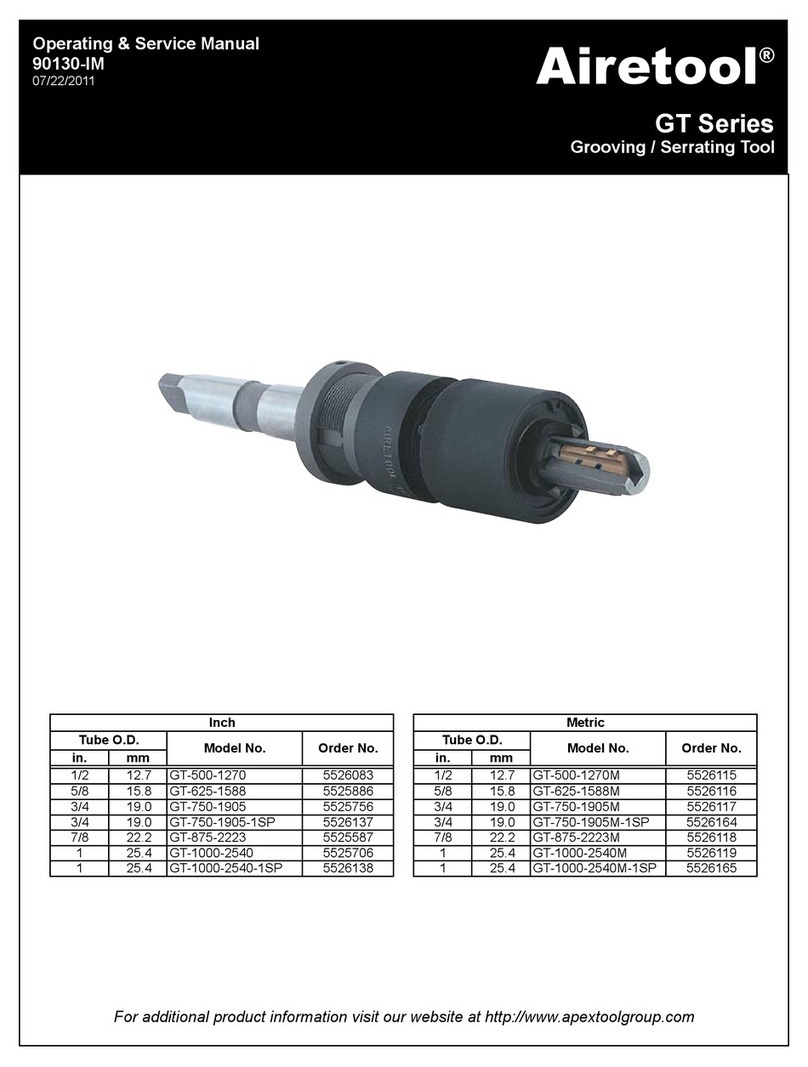 MSA Airetool GT Series Instruction and safety manual