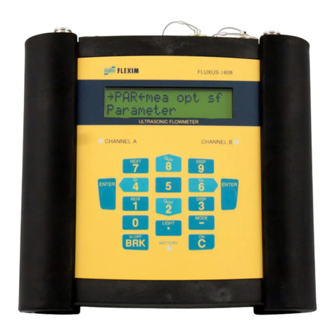 Flexim FLUXUS G601 User manual