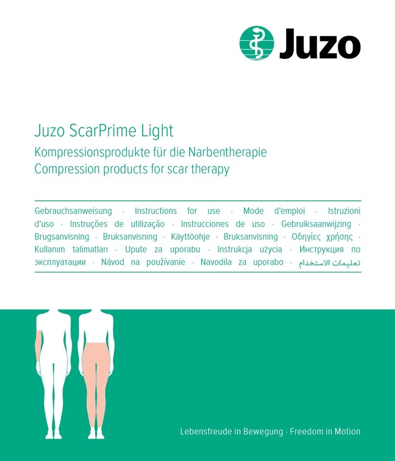 Juzo ScarPrime Light Instructions for use