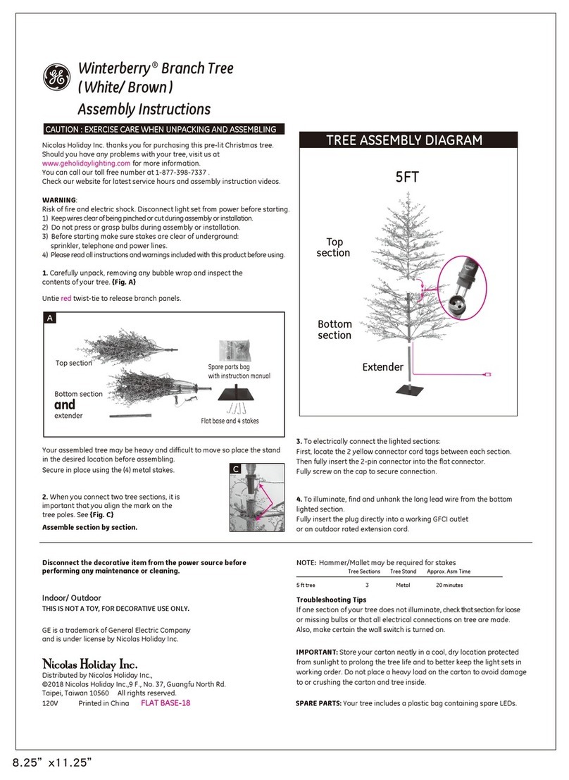 GE Winterberry 23501 User manual