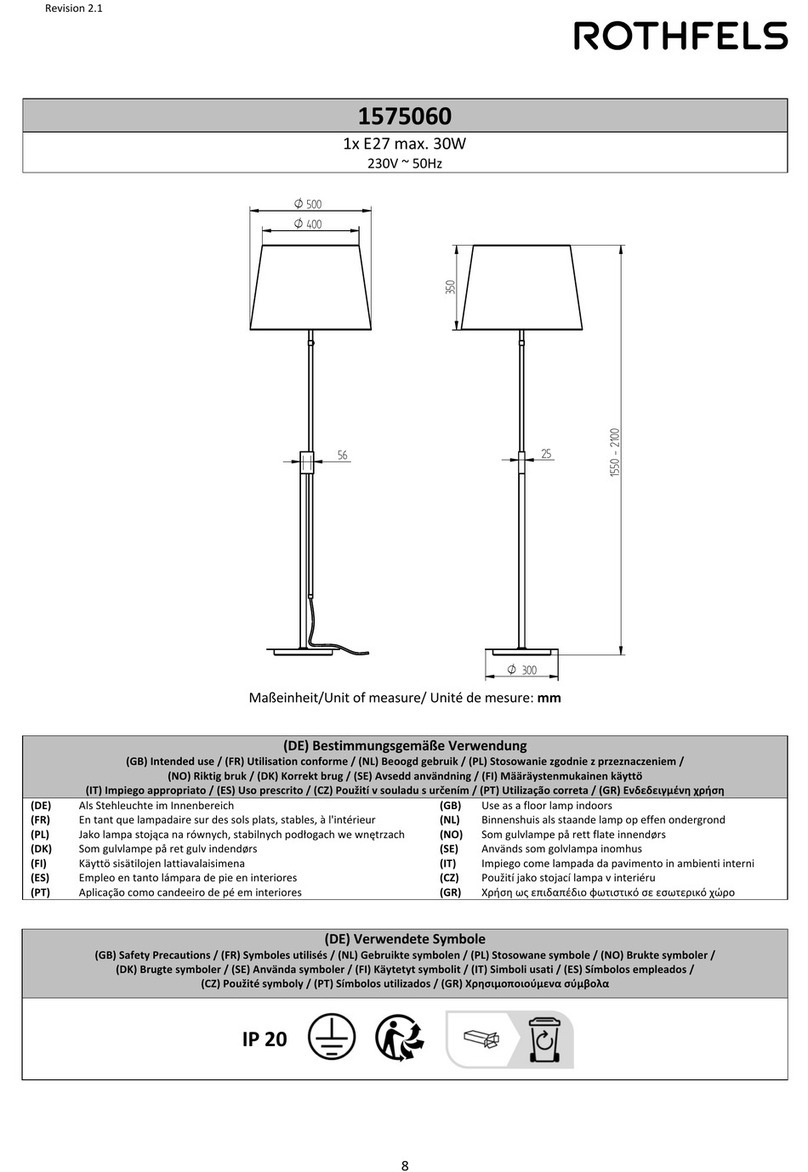 ROTHFELS 1575060 quick start guide