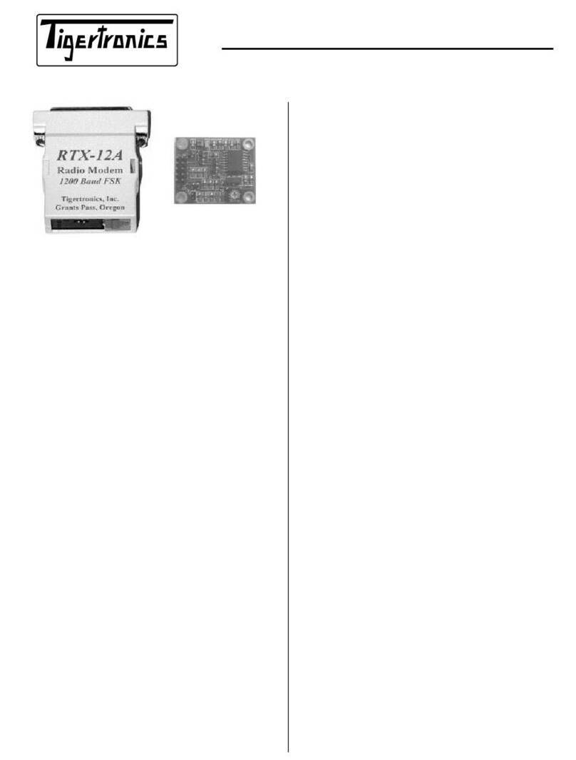 Tigertronics RTX-12 quick start guide