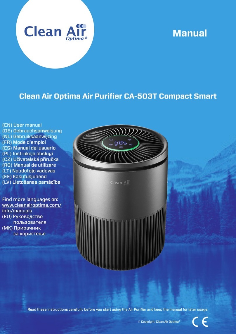 Clean Air Optima CA-503T Compact Smart user manual