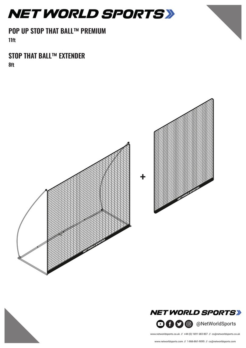Net World Sports POP UP STOP THAT BALL PREMIUM User manual