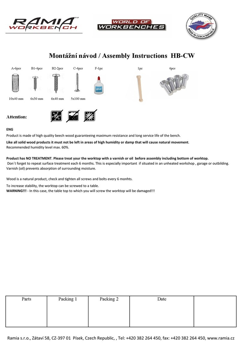 ramia HB-CW Assembly instructions