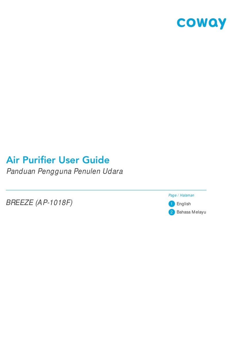 Coway AP-1018F user guide