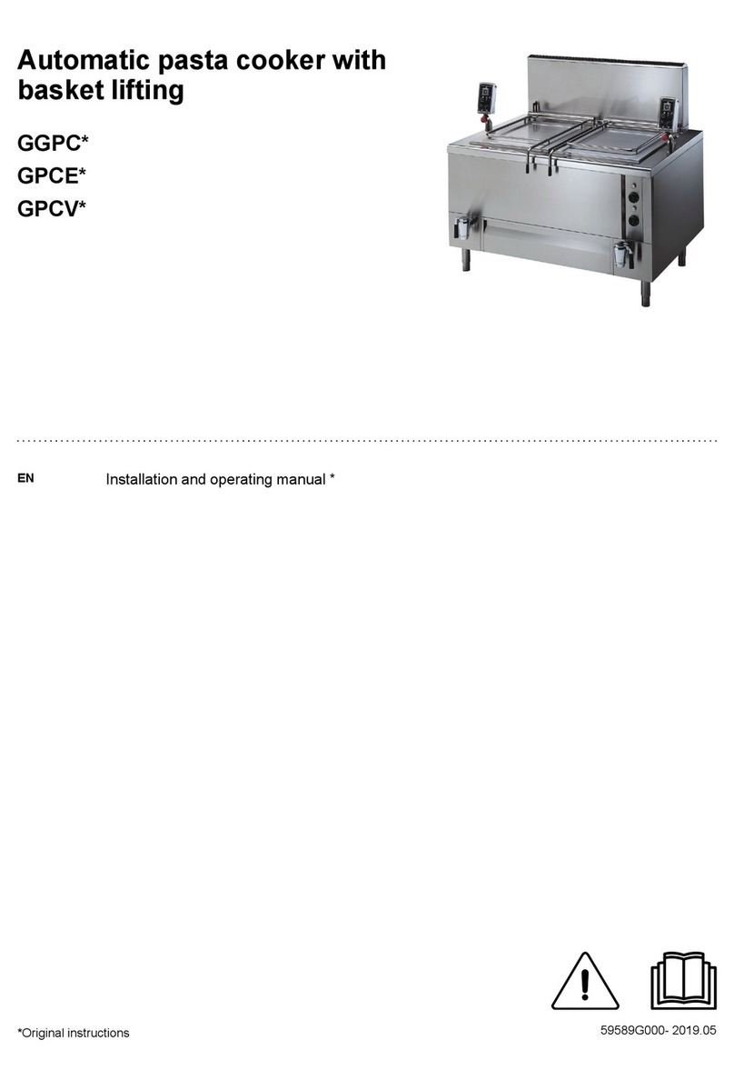 Electrolux Professional GGPC Series Installation and operating manual