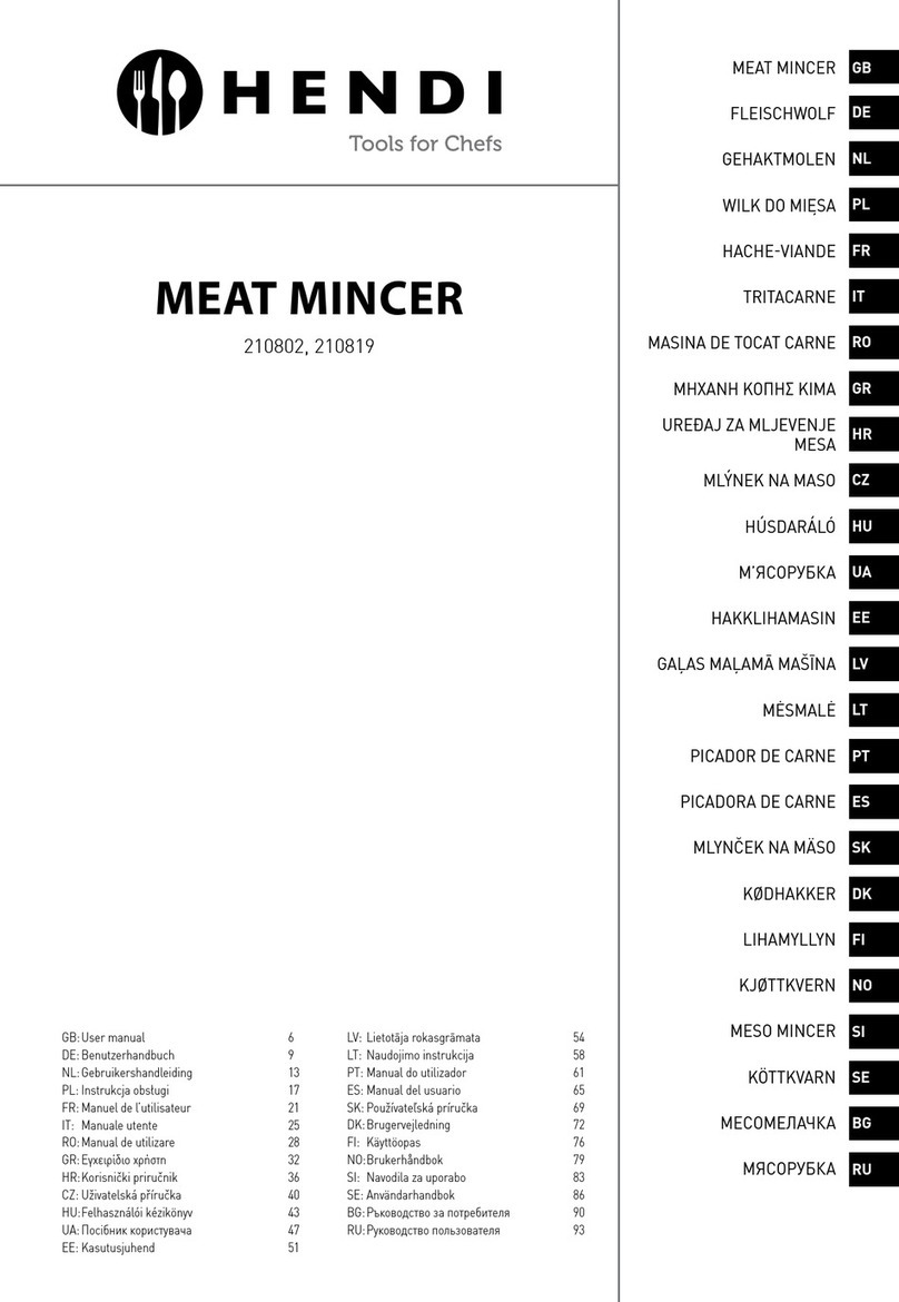 Hendi 210802 user manual