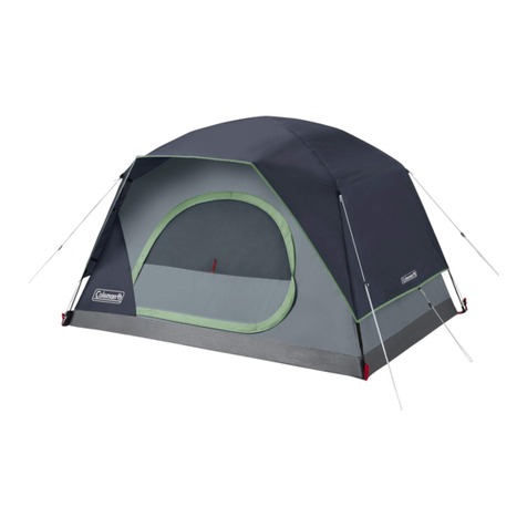 Coleman SKYDOME 2P Setup instructions