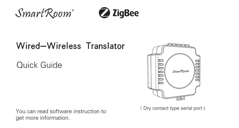 SmartRoom SR-ZSWDPW-UART-01 User manual