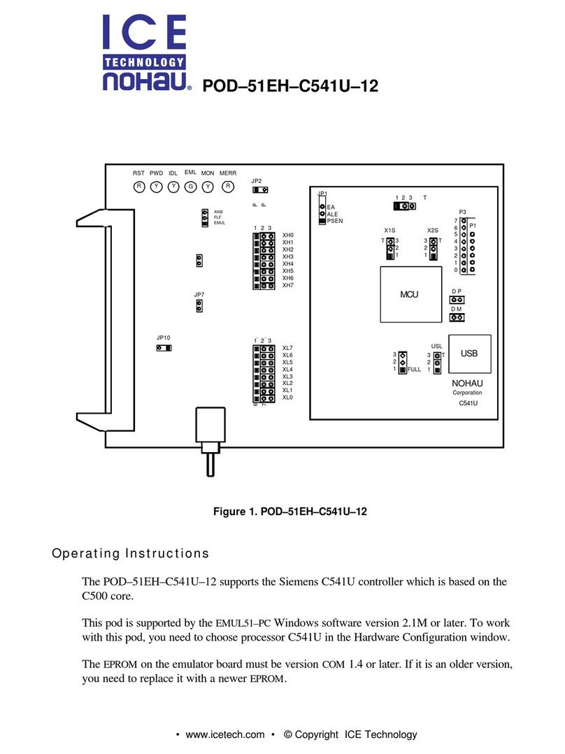 Ice-Tech POD-51EH-C541U-12 operating instructions