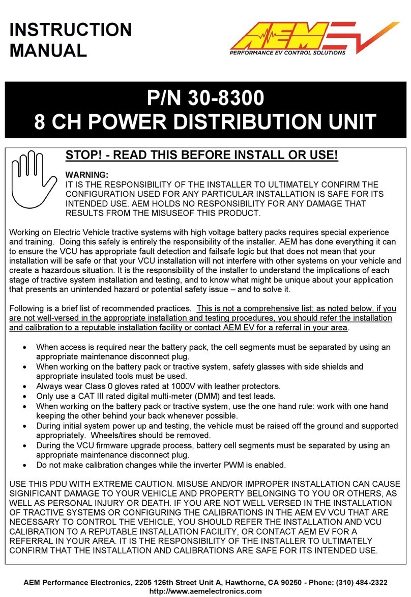 AEM Performance Electronics 30-8300 instruction manual AEM Performance Electronics 30-8300 instruction manual