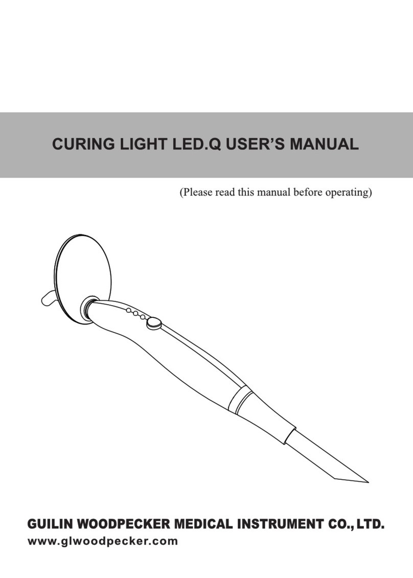 Guilin Woodpecker Medical Instrument LED.Q user manual Guilin Woodpecker Medical Instrument LED.Q user manual