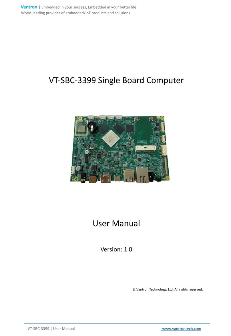 Vantron VT-SBC-3399 User manual