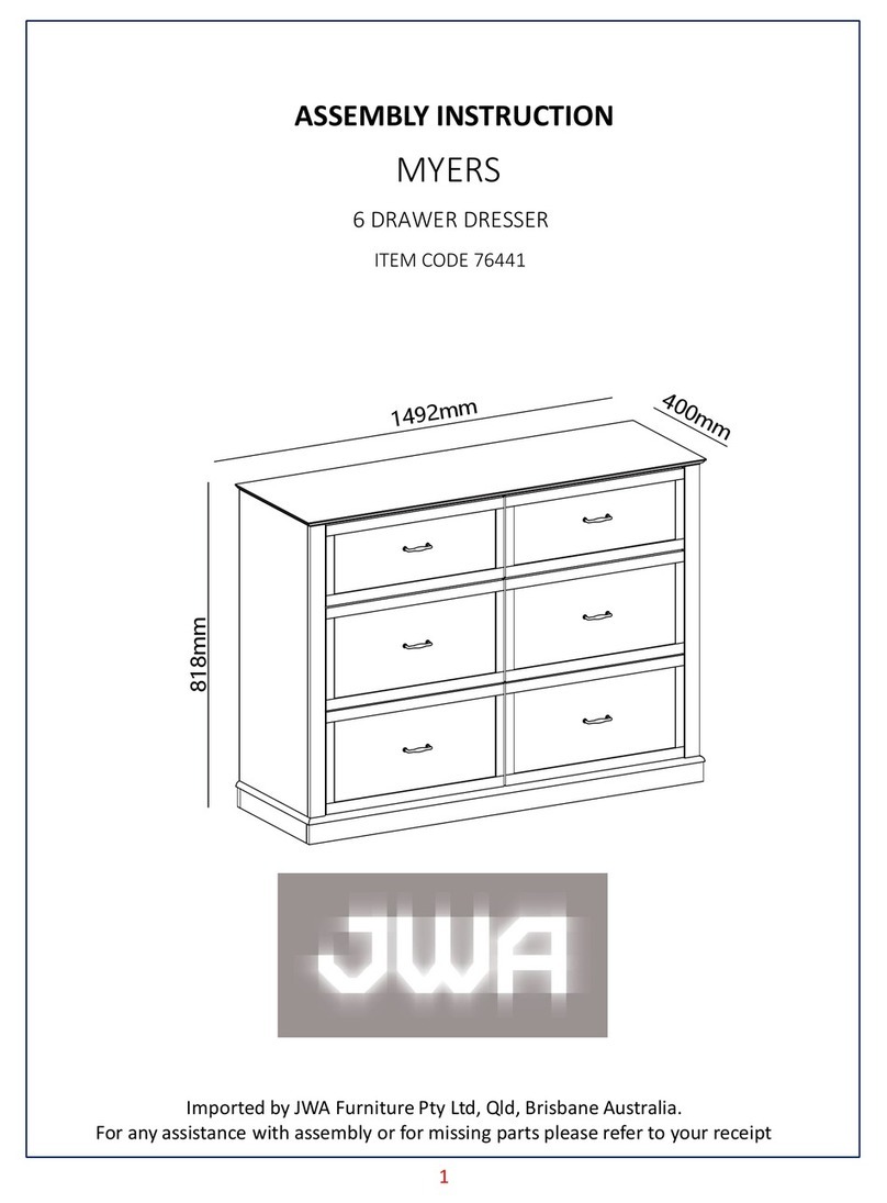 JWA MYERS 76441 Assembly instruction JWA MYERS 76441 Assembly instruction
