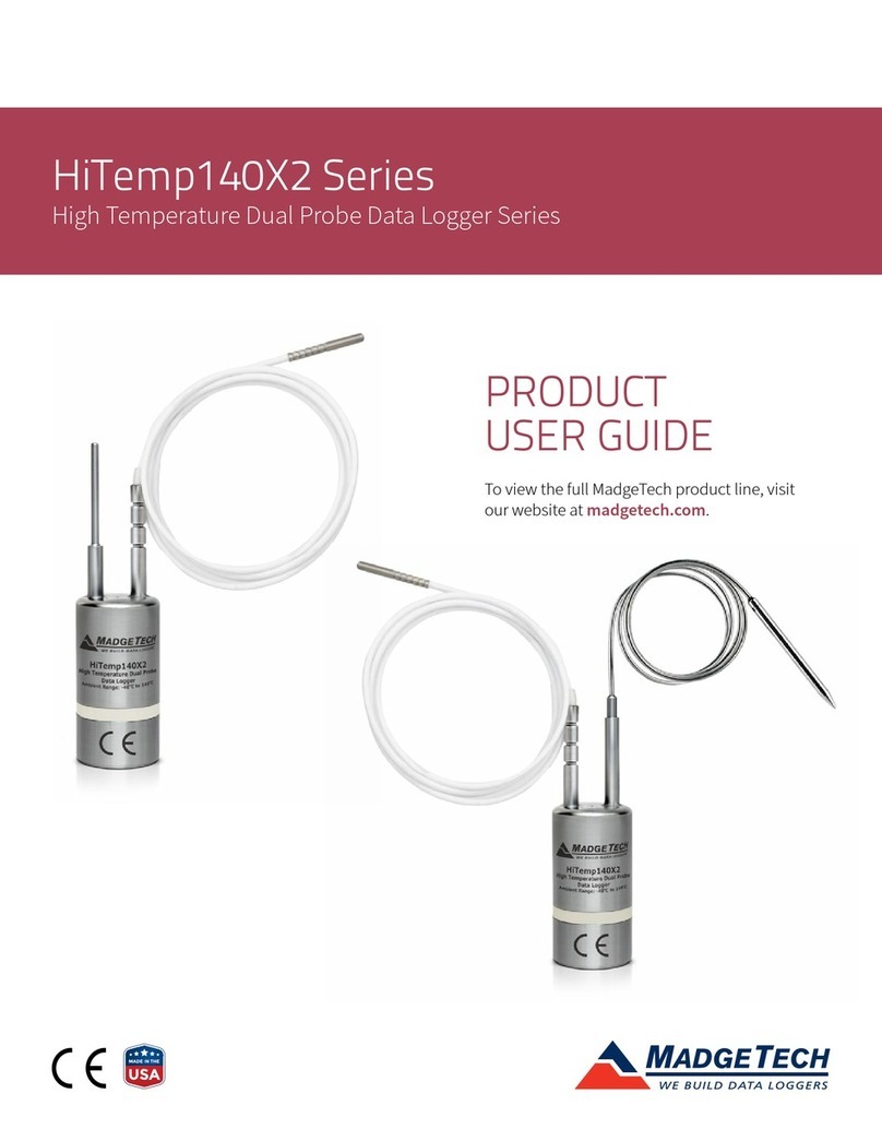 MadgeTech HiTemp140X2 Series Product user guide