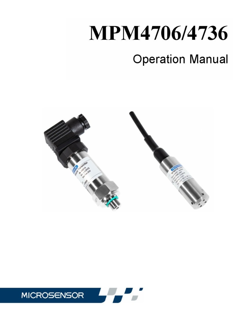 Microsensor MPM4706 User manual