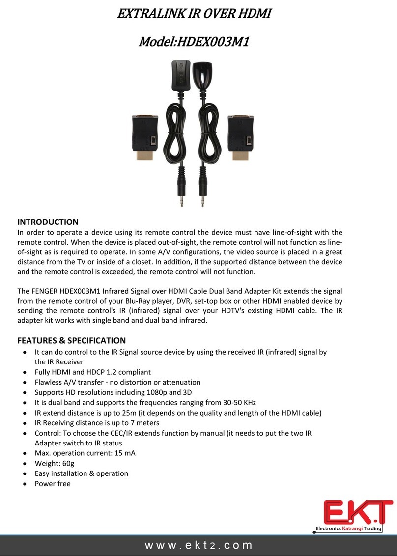 EKT HDEX003M1 quick start guide