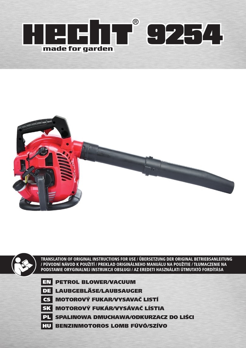 hecht 9254 Operating and installation instructions