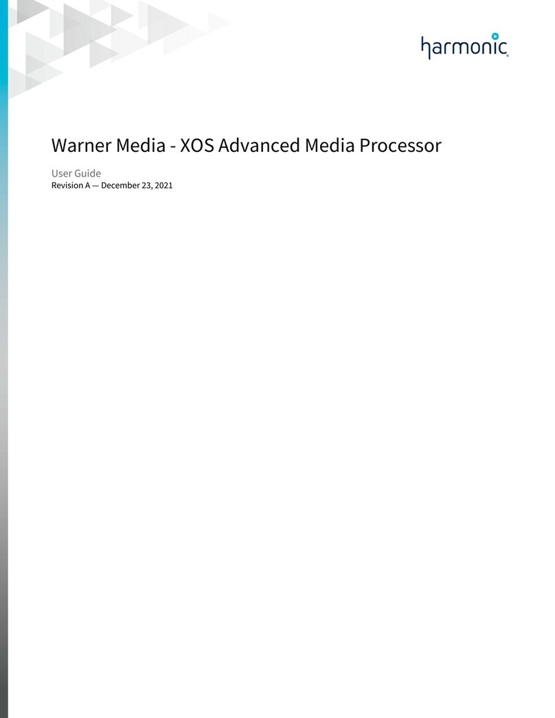 Harmonic XOS user guide