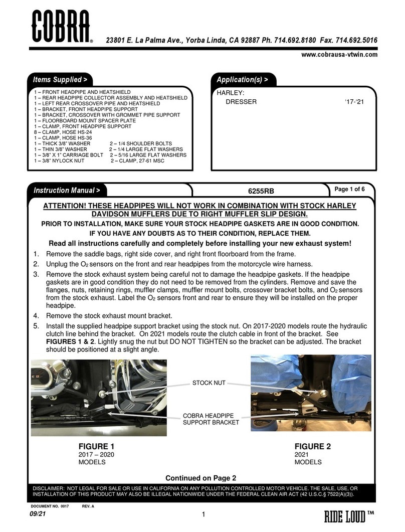 Cobra 6255RB User manual Cobra 6255RB User manual