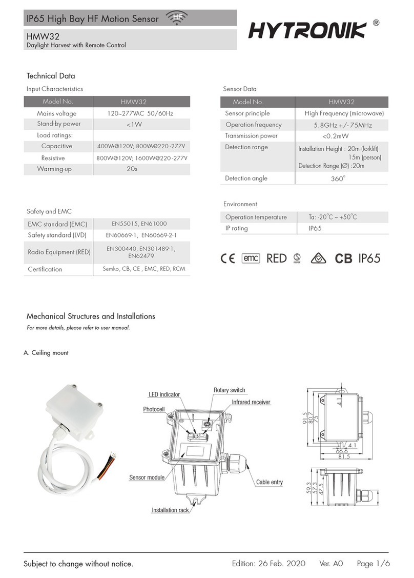 Hytronik HMW32 manual