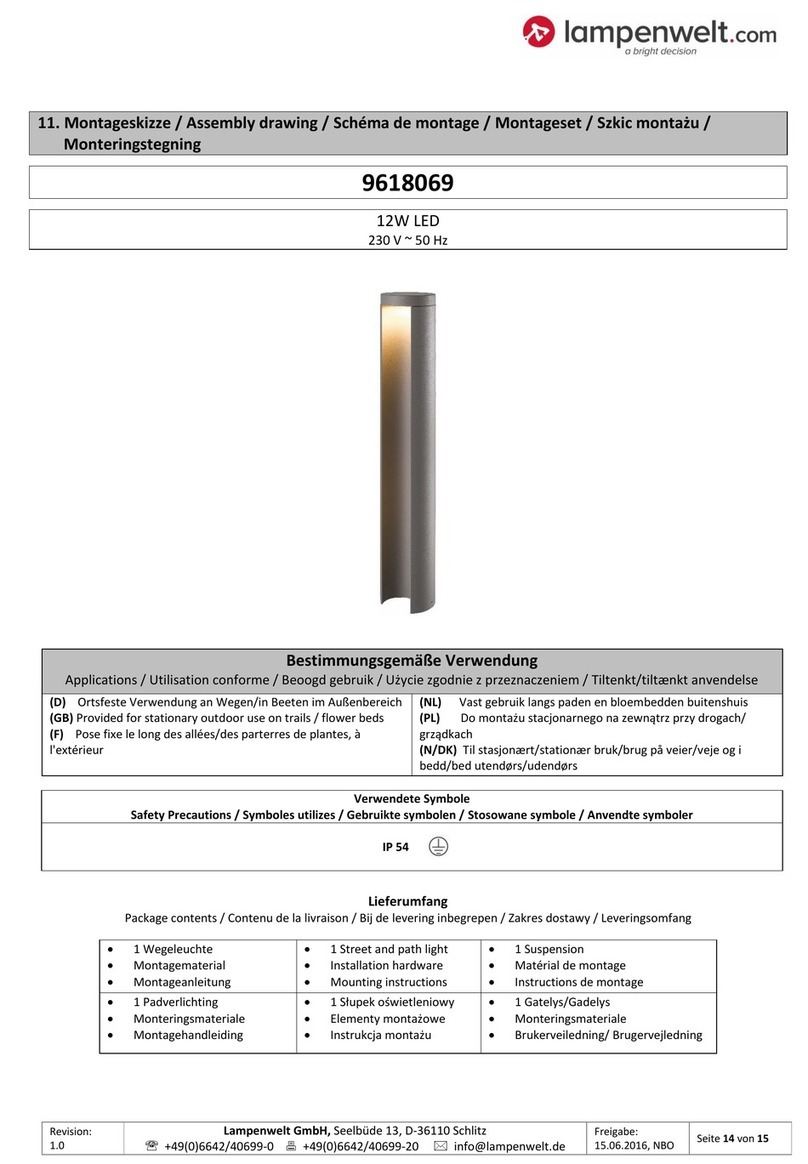Lampenwelt 9618069 quick start guide