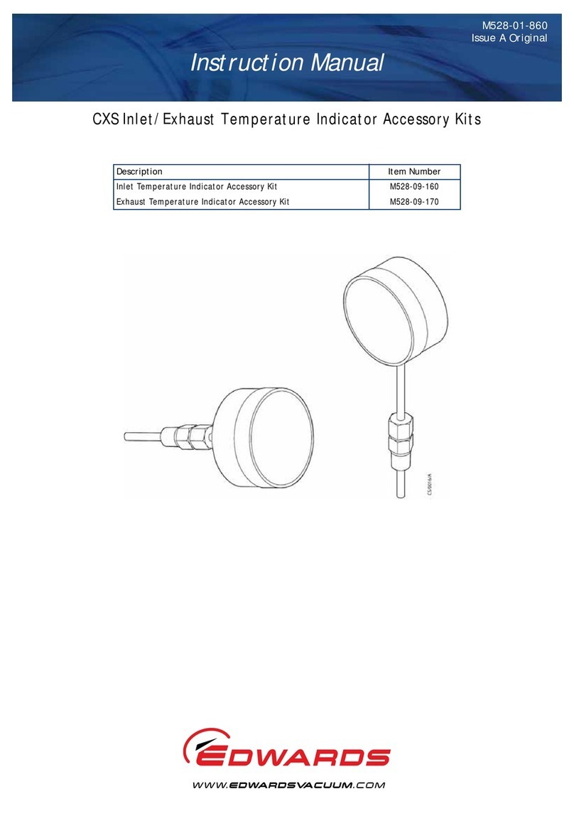 Edwards M528-09-160 User manual Edwards M528-09-160 User manual