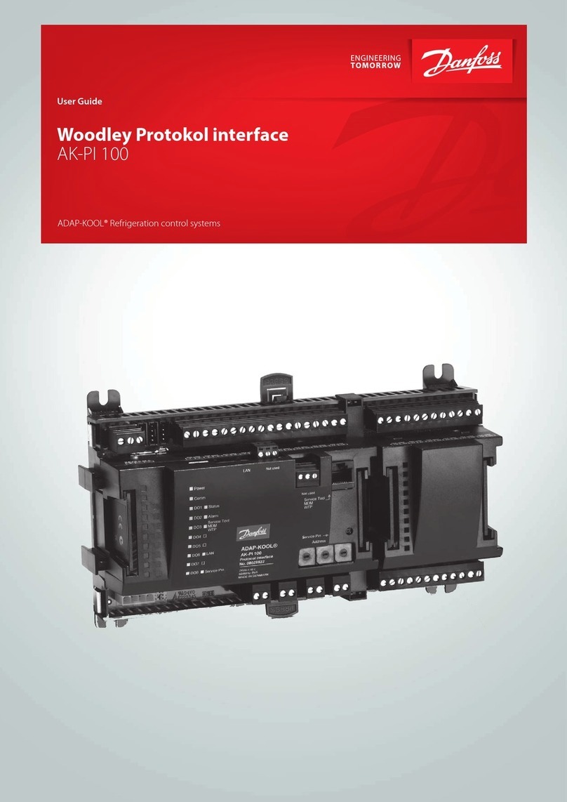 Danfoss AK-PI 100 User manual Danfoss AK-PI 100 User manual