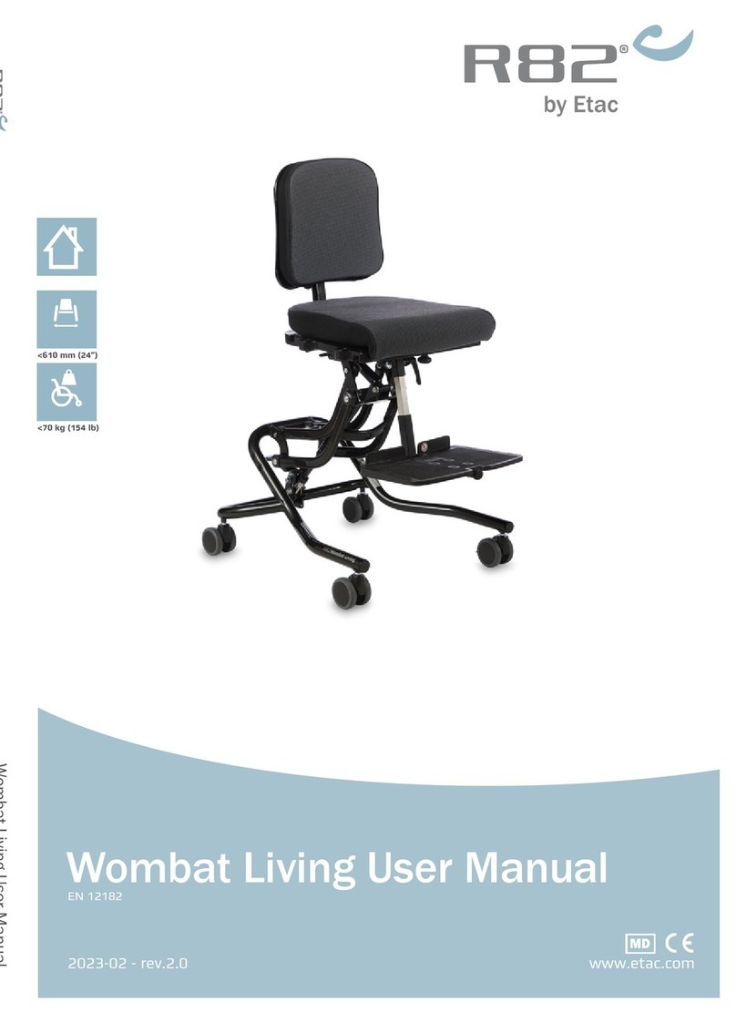 Etac R82 Wombat Living 1 user manual