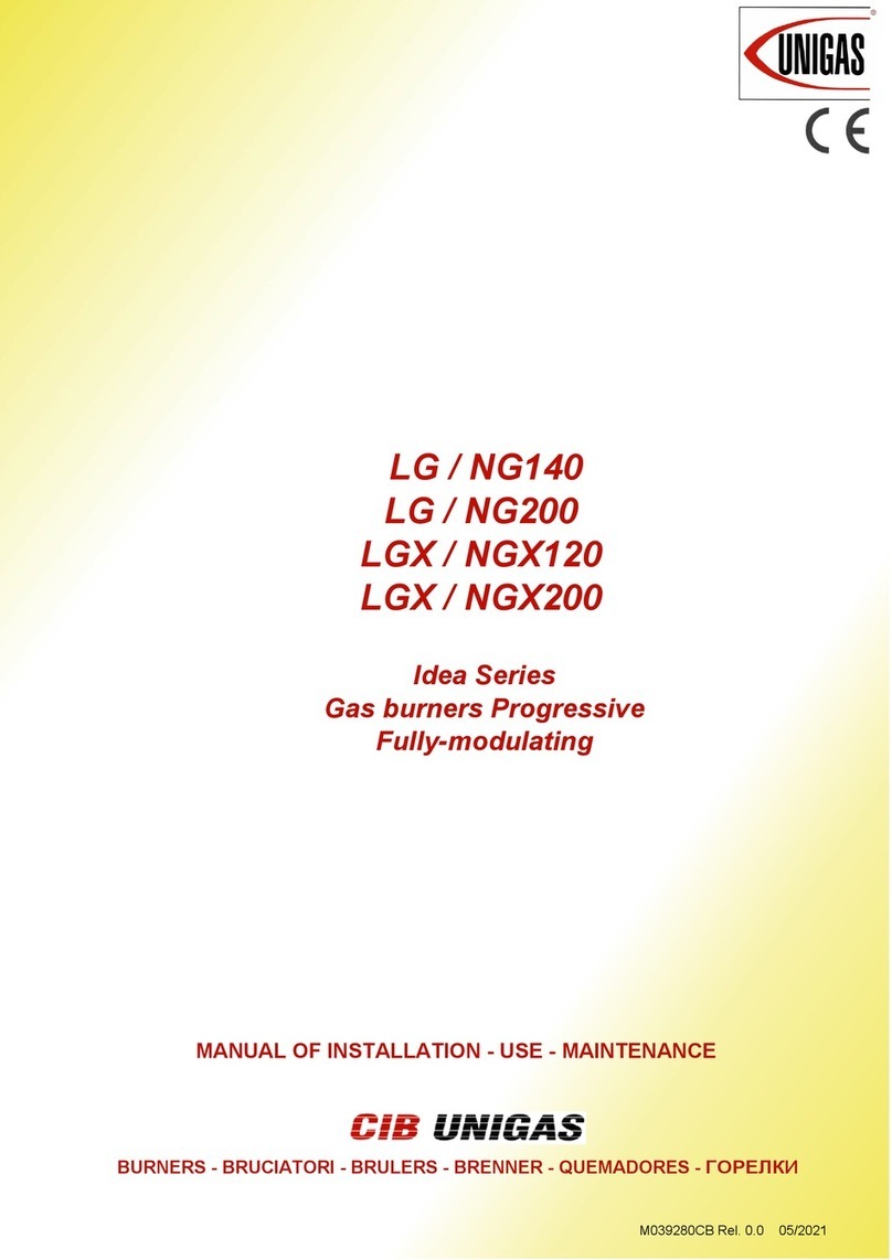 Unigas LG140 Series Operating manual
