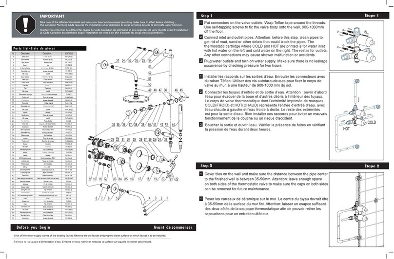 UBERHAUS DESIGN 80475008 installation instructions