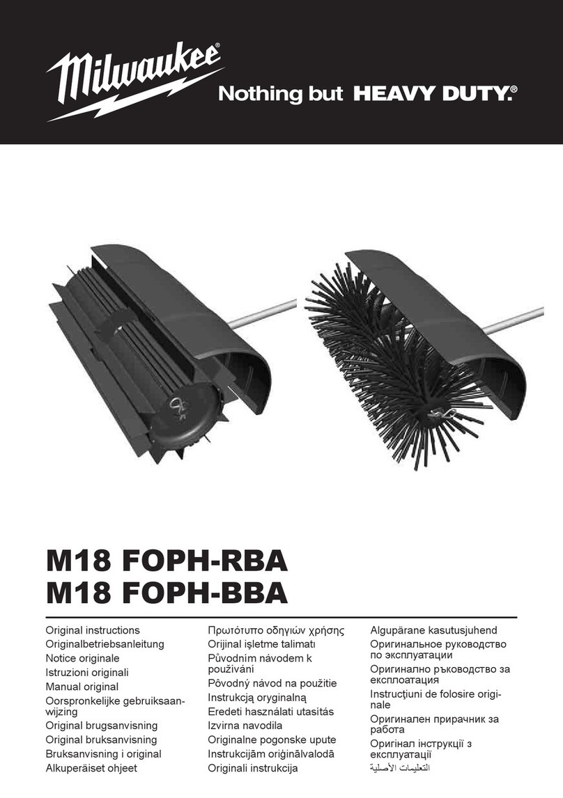 Milwaukee M18 Original instructions
