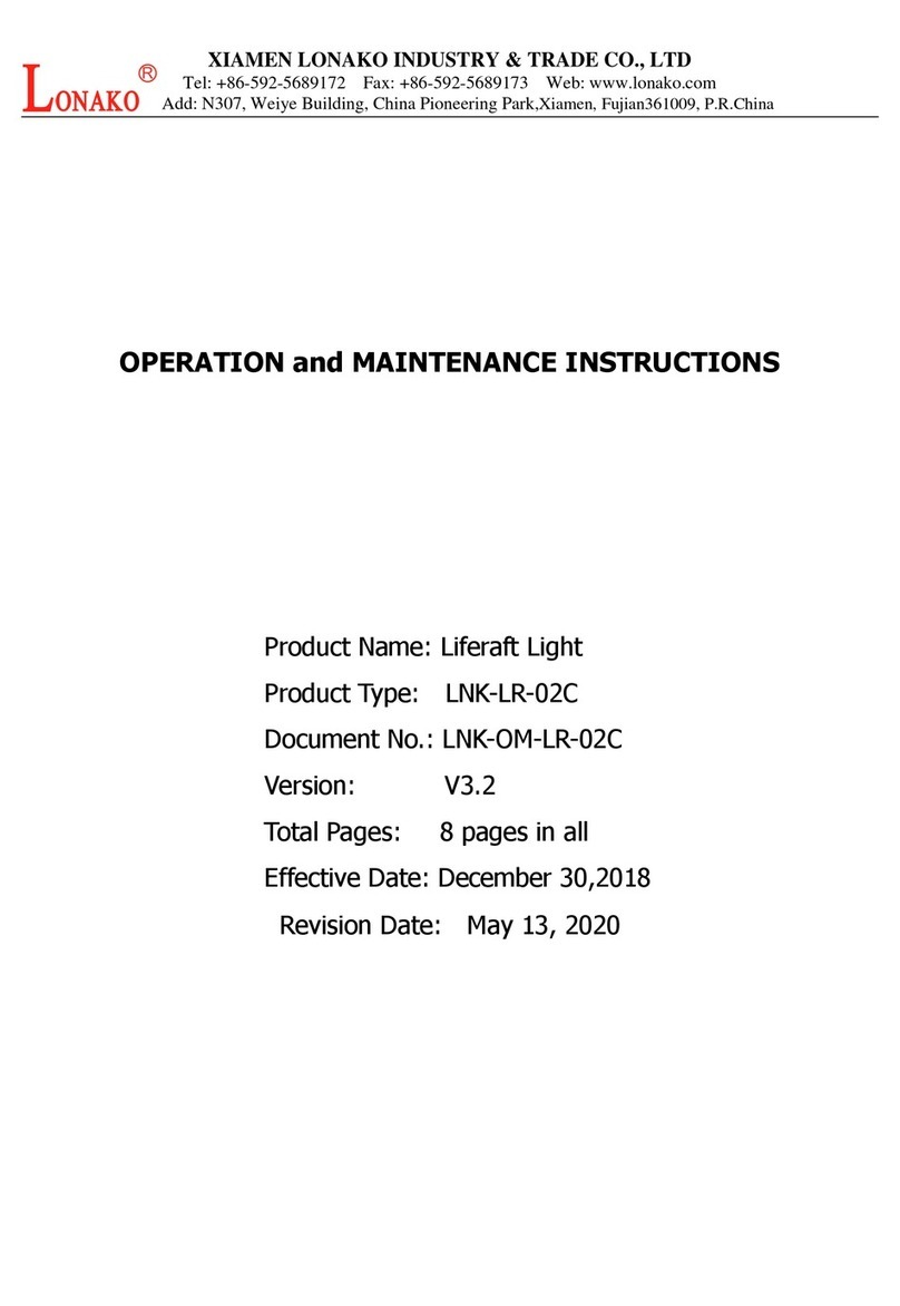 Lonako LNK-LR-02C Operation and maintenance instruction